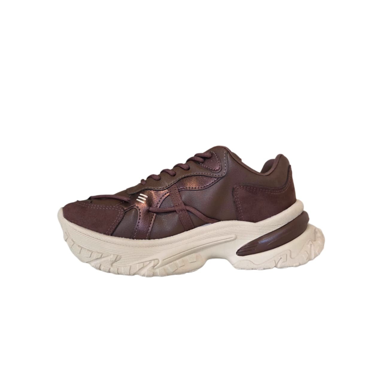 Ramarim Tenis Chunky Casual Feminino Ref. 2671102 Marrom 3
