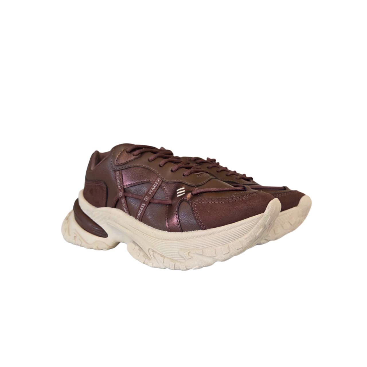 Ramarim Tenis Chunky Casual Feminino Ref. 2671102 Marrom 5