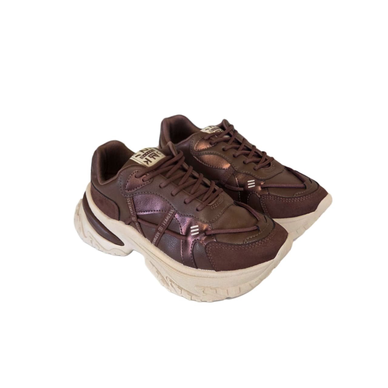 Ramarim Tenis Chunky Casual Feminino Ref. 2671102 Marrom 6
