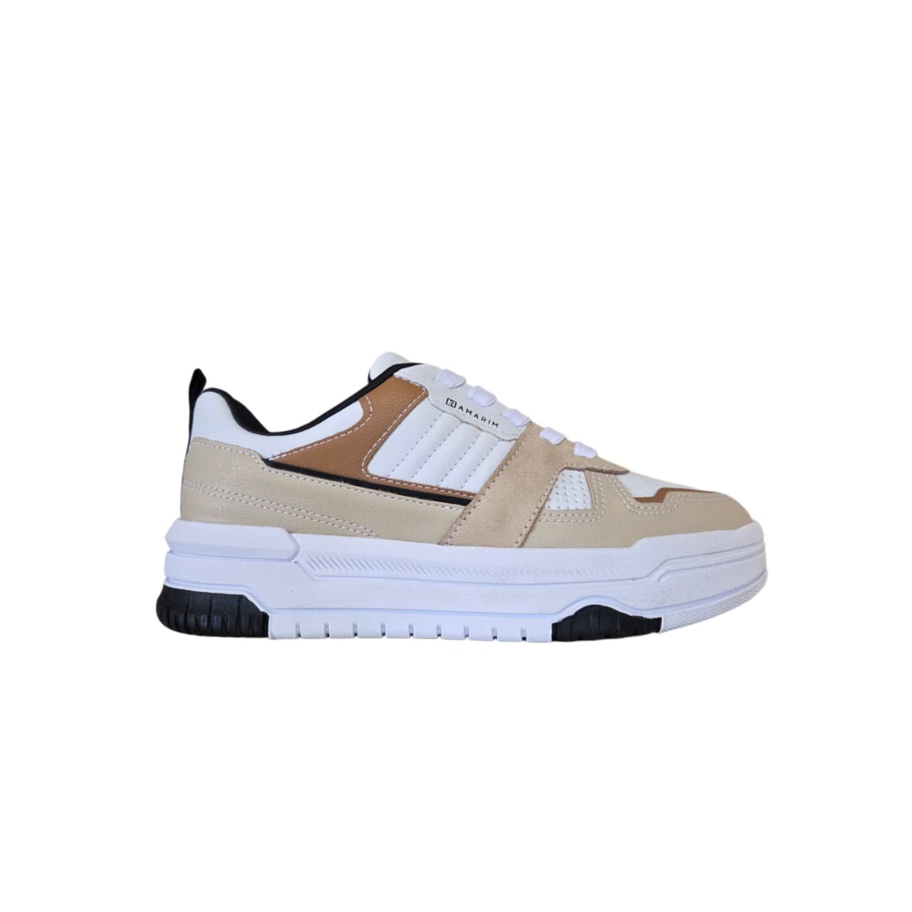 Ramarim Tenis Casual Street Feminino Ref. 2694102 Bege