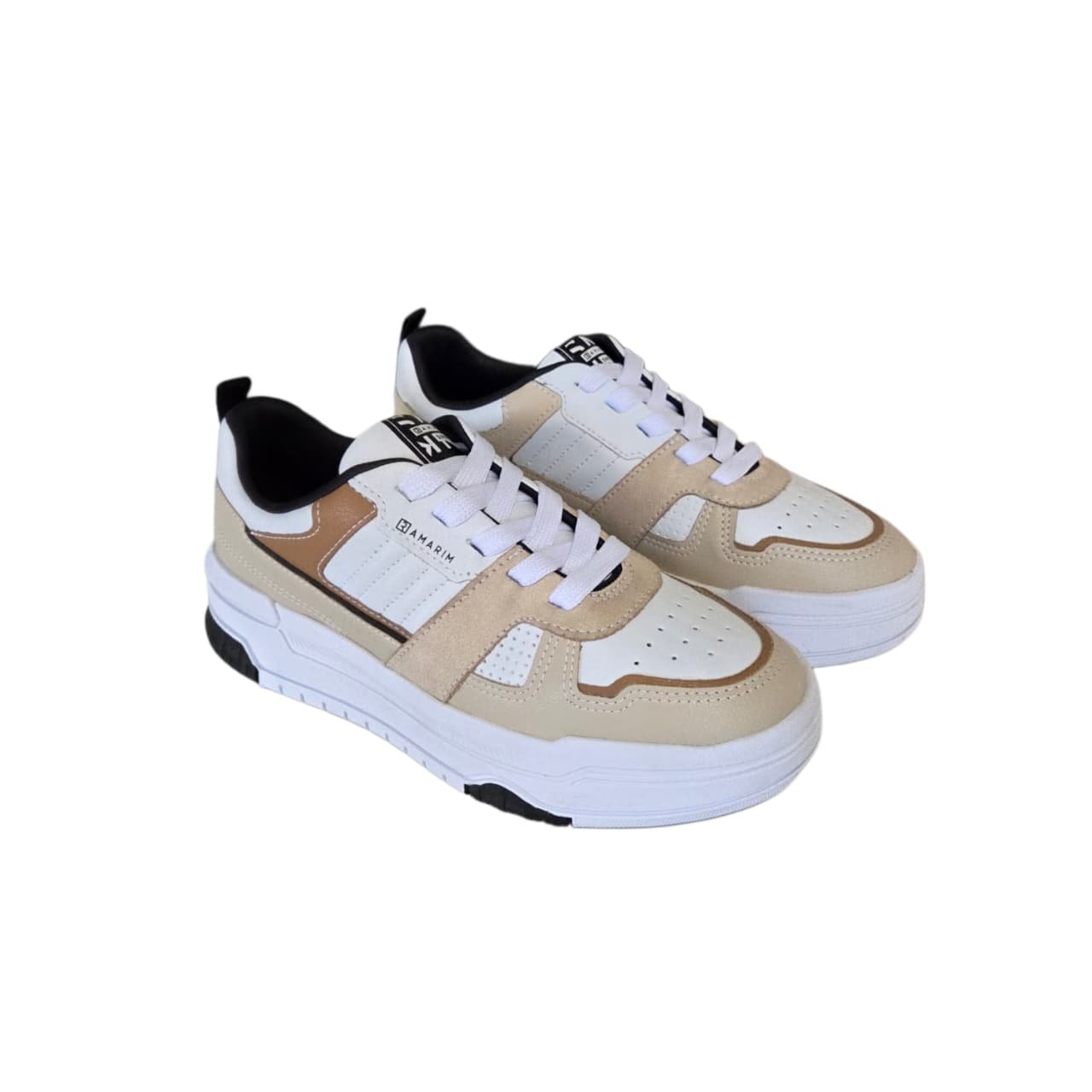 Ramarim Tenis Casual Street Feminino Ref. 2694102 Bege 6