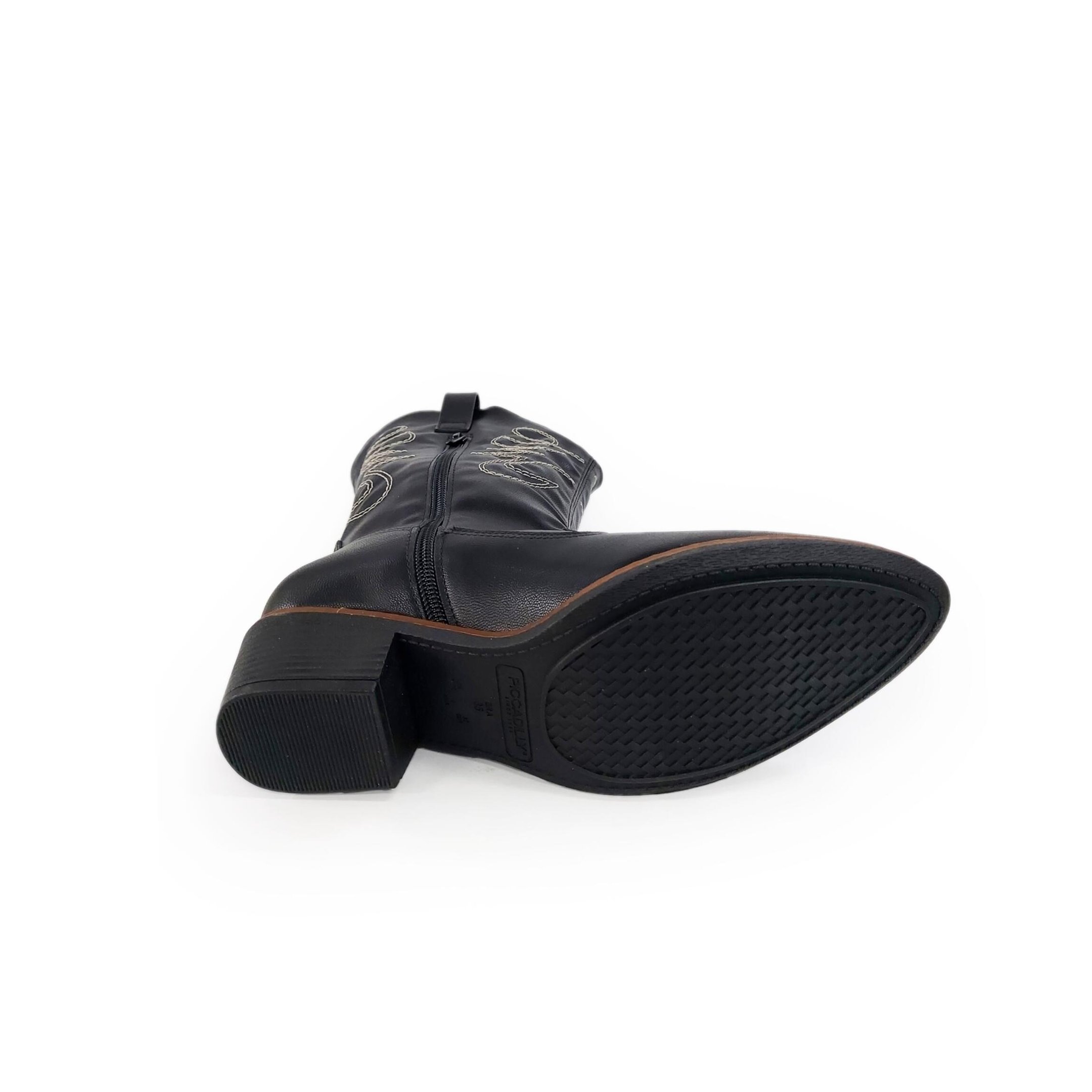 Piccadilly Bota Cowntry Cano Medio Salto 4 cm Ref. 661005 Preto 4