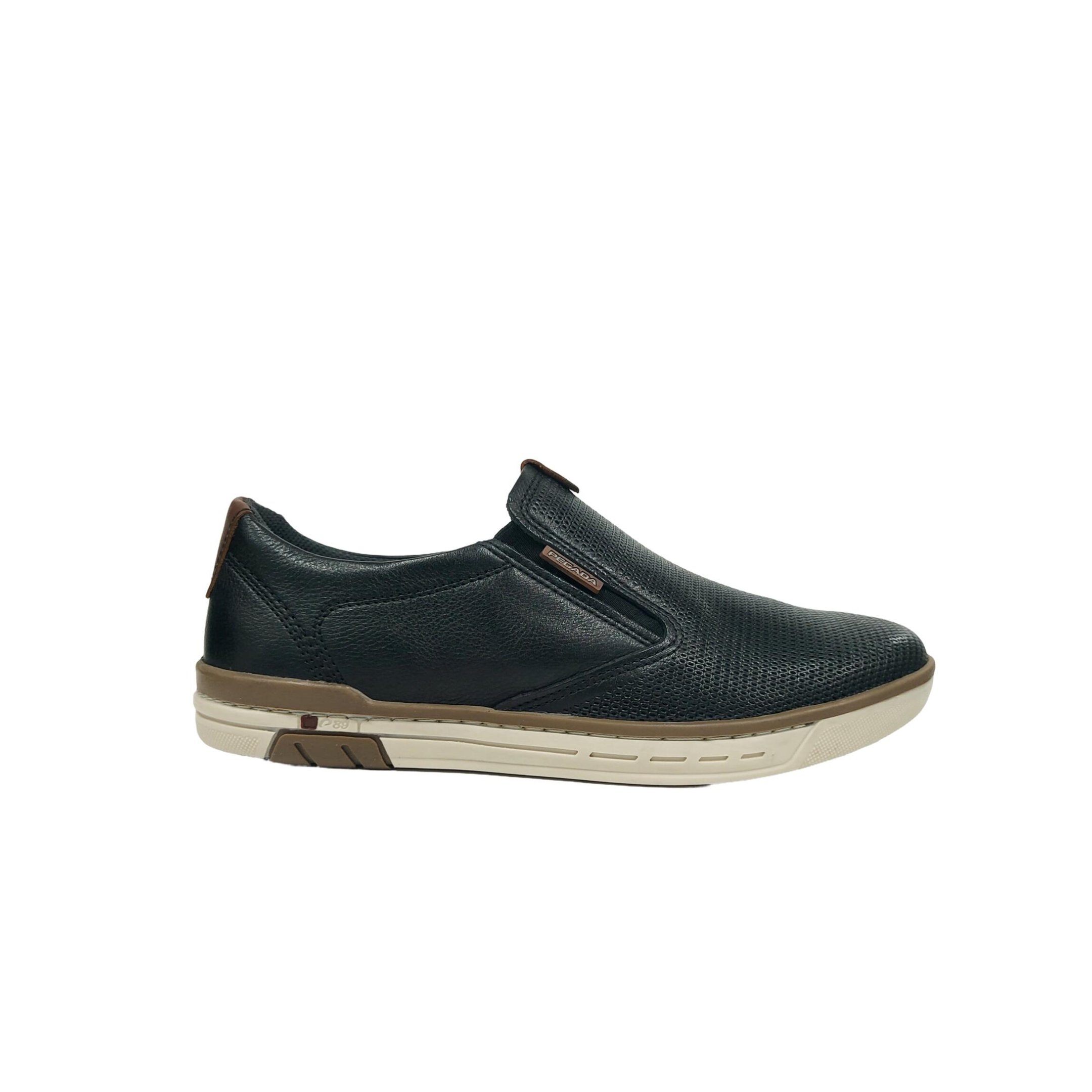 Pegada Sapatenis Slip On Masculino em Couro Ref. 119311