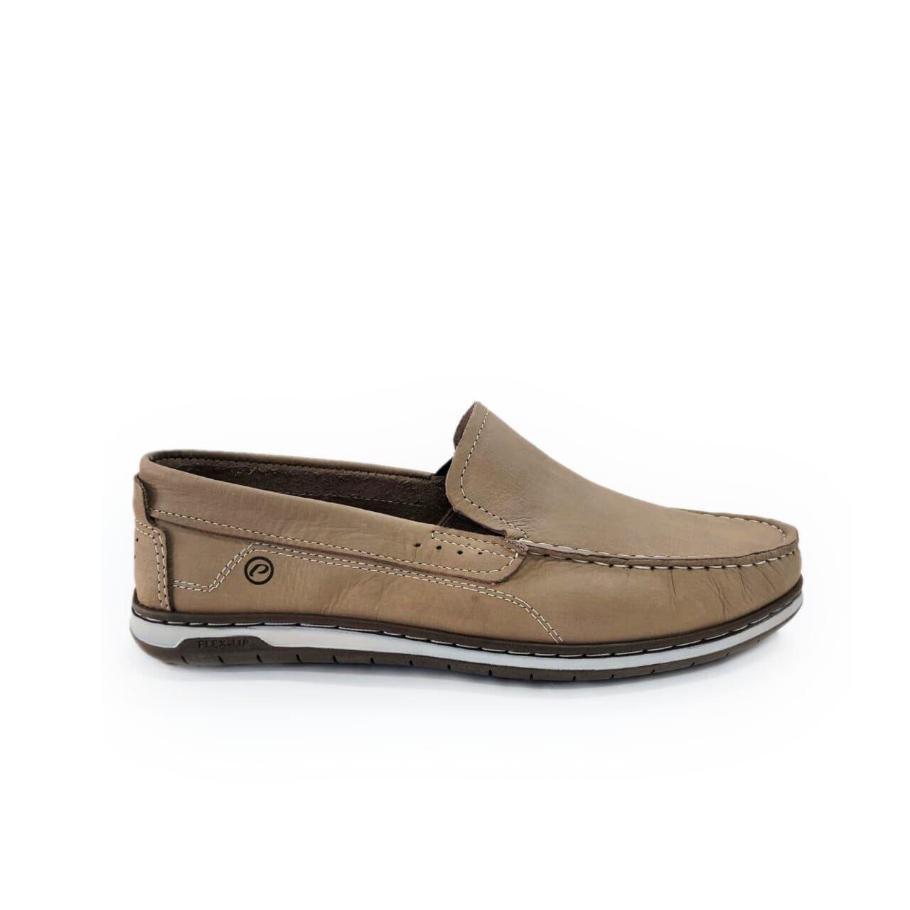 Pegada Mocassim Sapatilha Drive Masculino Couro Ref. 141108