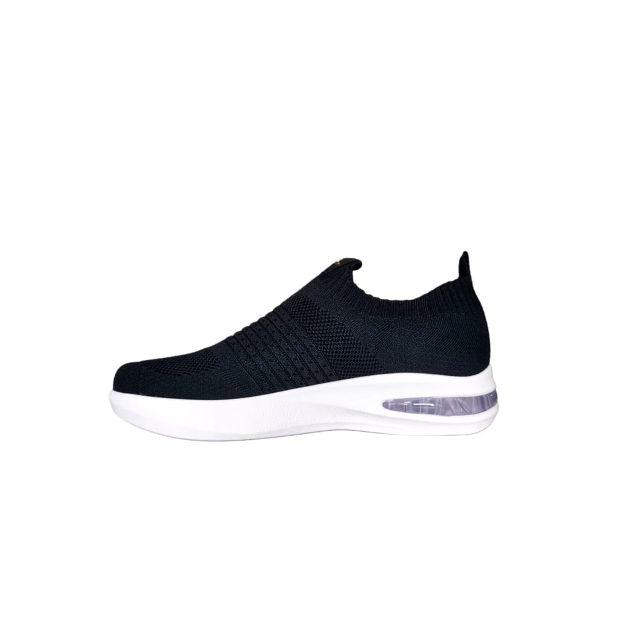 Piccadilly Tenis Casual Knit Feminino SoftStep Ref. 940006 Preto 2