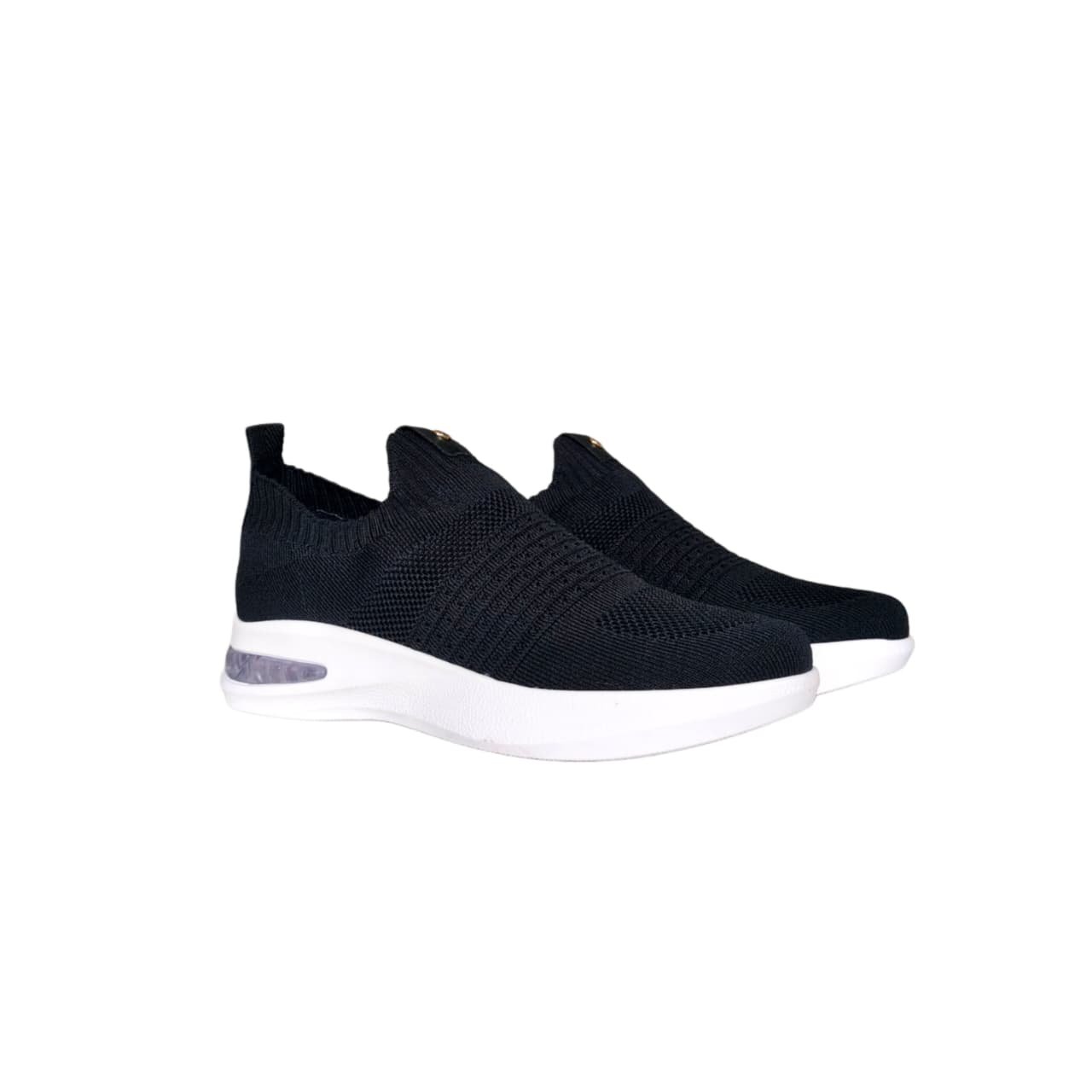 Piccadilly Tenis Casual Knit Feminino SoftStep Ref. 940006 Preto 3
