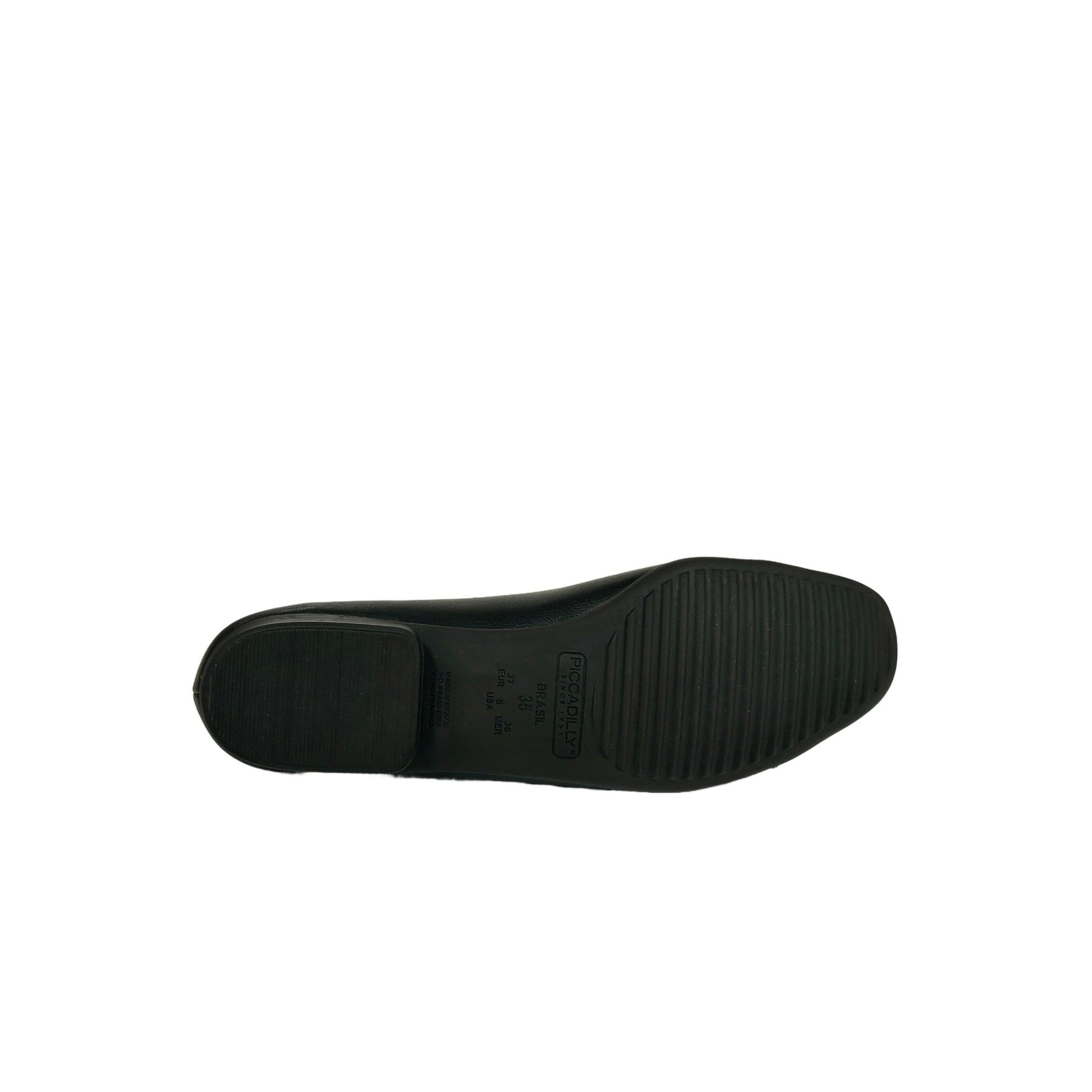 Piccadilly Sapatilha Feminina Salto 2 cm Ref. 250229 Preto 11