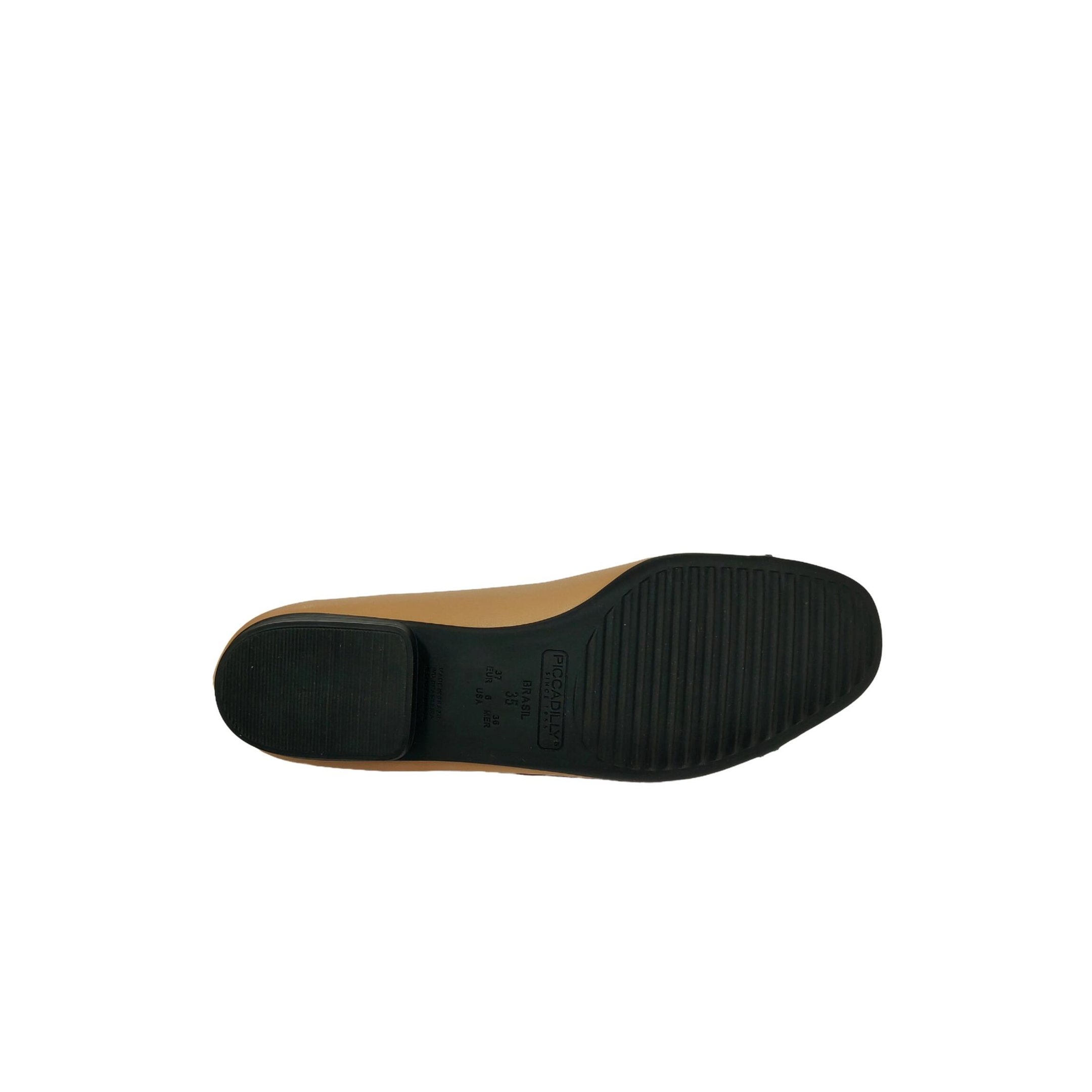 Piccadilly Sapatilha Feminina Salto 2 cm Ref. 250229 Preto 4