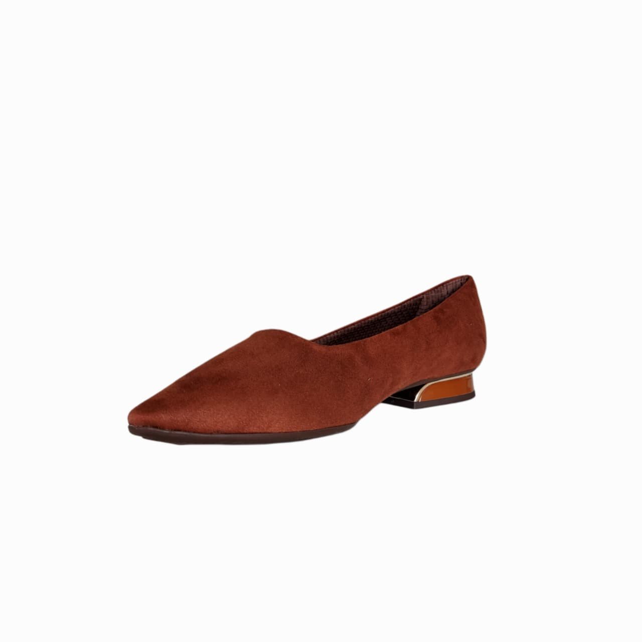 Piccadilly Maxi Sapatilha Bico Fino Salto 2 cm Ref. 279004 Pinhão 2