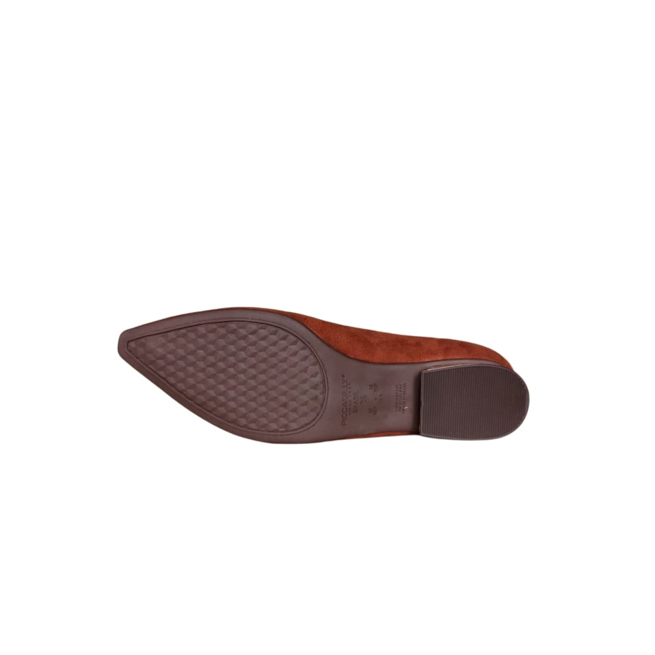 Piccadilly Maxi Sapatilha Bico Fino Salto 2 cm Ref. 279004 Pinhão 4