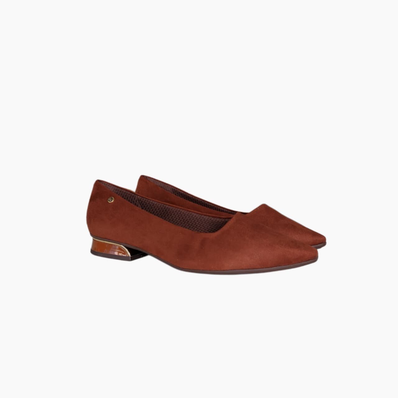 Piccadilly Maxi Sapatilha Bico Fino Salto 2 cm Ref. 279004 Pinhão 5