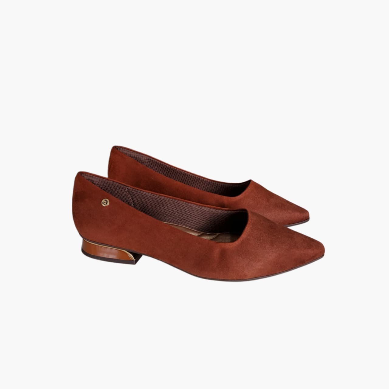 Piccadilly Maxi Sapatilha Bico Fino Salto 2 cm Ref. 279004 Pinhão 6