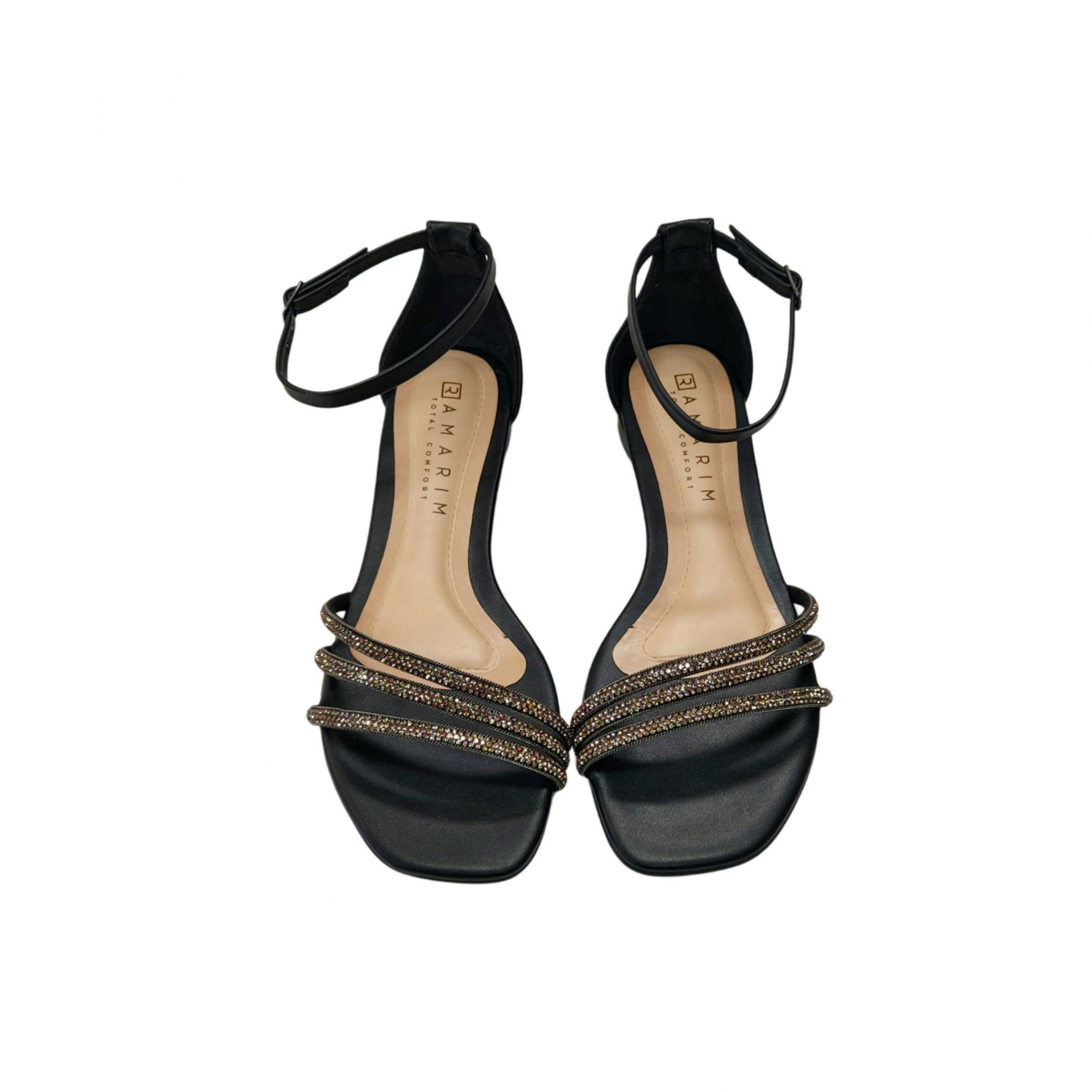 Ramarim Sandalia Rasteira Feminina Ref. 2423208 Preto 6