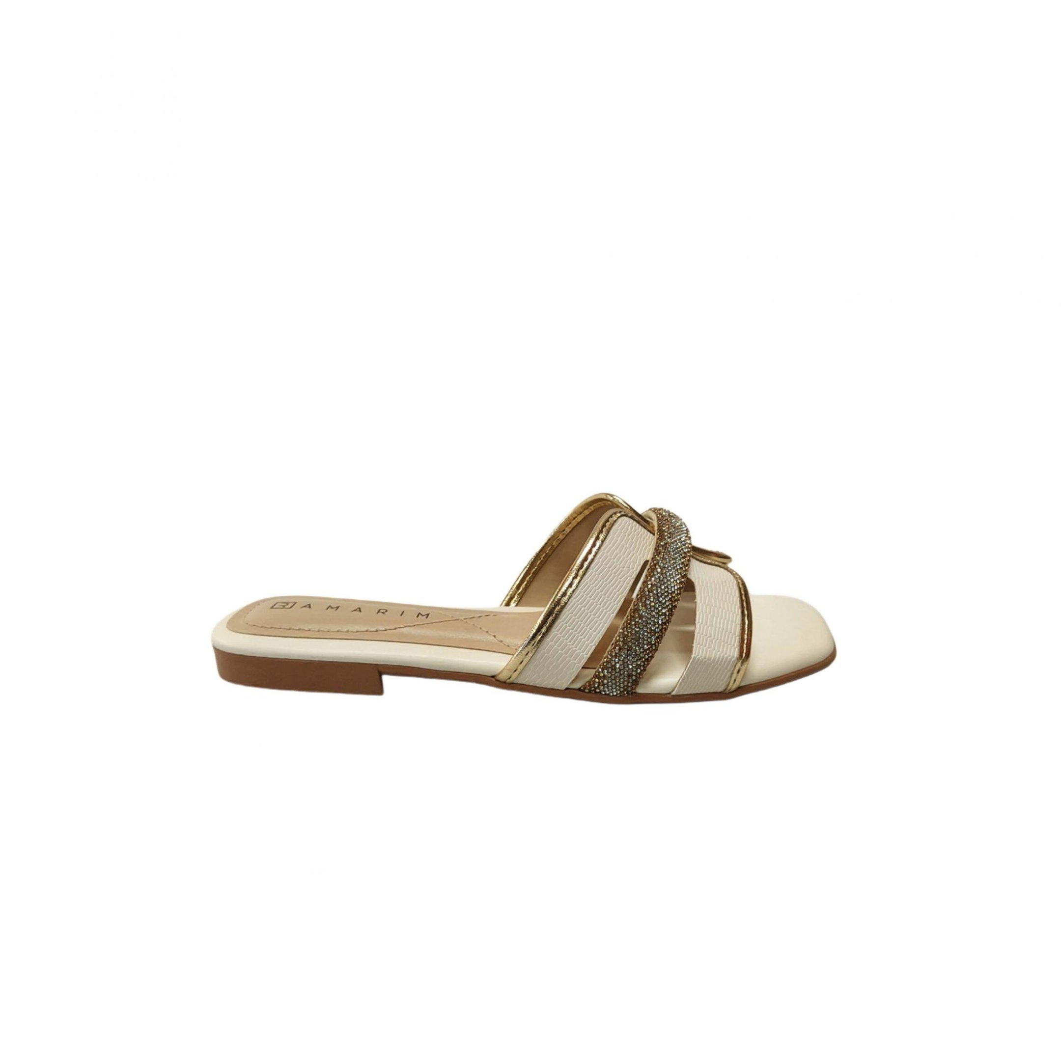 Ramarim Chinelo Flat Feminino com Strass Ref. 2425202