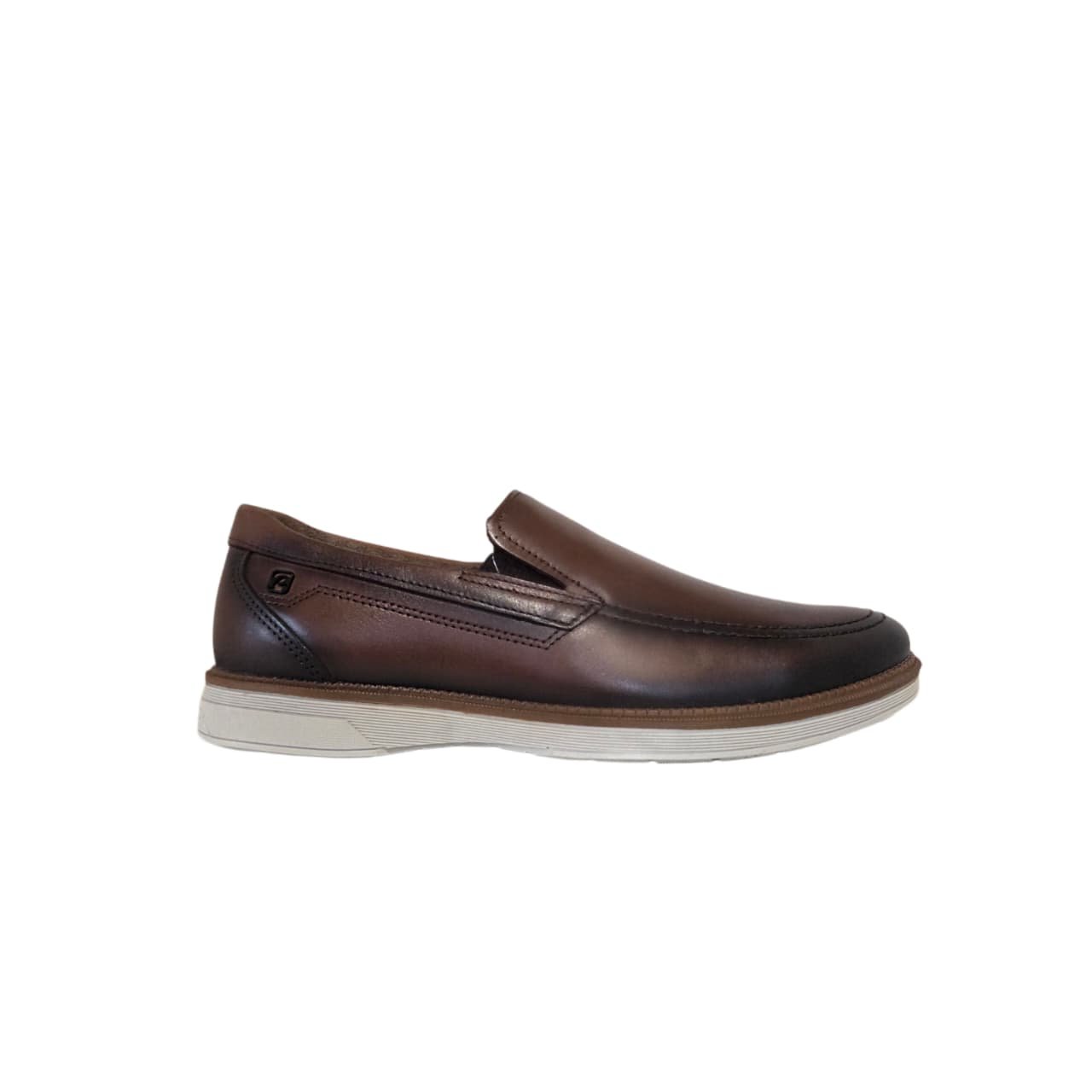 Pegada Sapato Casual Masculino em Couro Ref. 126703