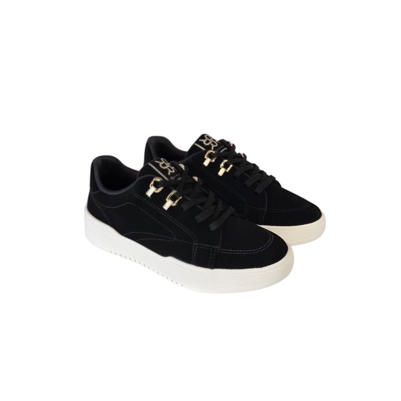 Ramarim Tenis Casual Feminino Com Cadarco Ref. 2698204 Preto/Branco 2