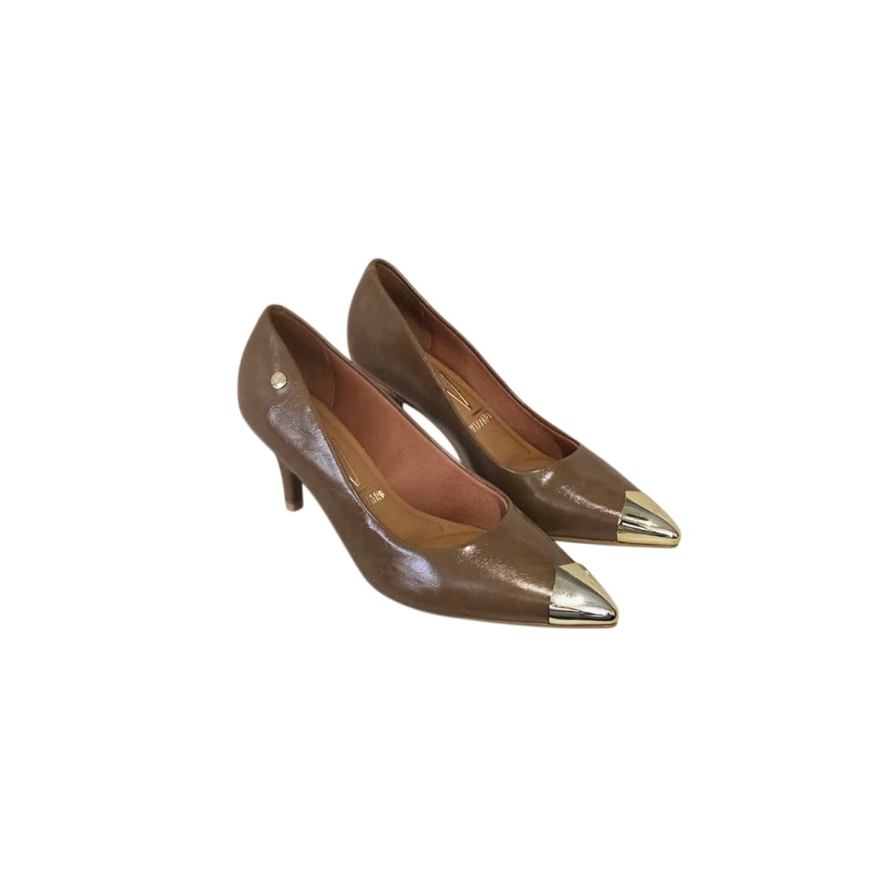 Vizzano Sapato Scarpin Classico Salto 6,5 cm Ref. 1185.1565 Amendoa 2