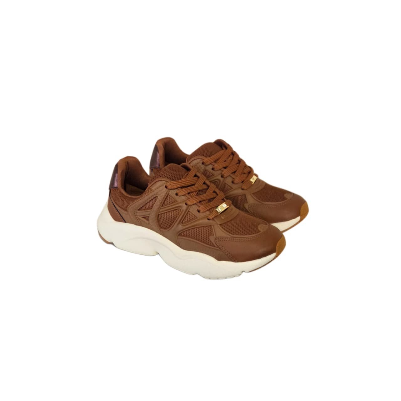 Vizzano Tenis Chunky Casual Feminino Ref. 1440.107 Avela/Mocca/Brown 2
