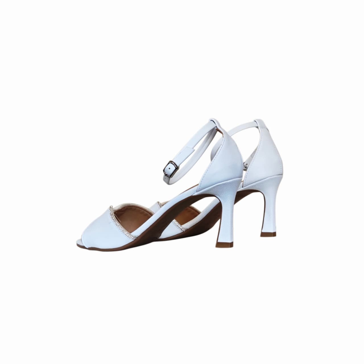 Ramarim Sandalia para Casamento Salto 7 cm Ref. 2625202 Branco 7