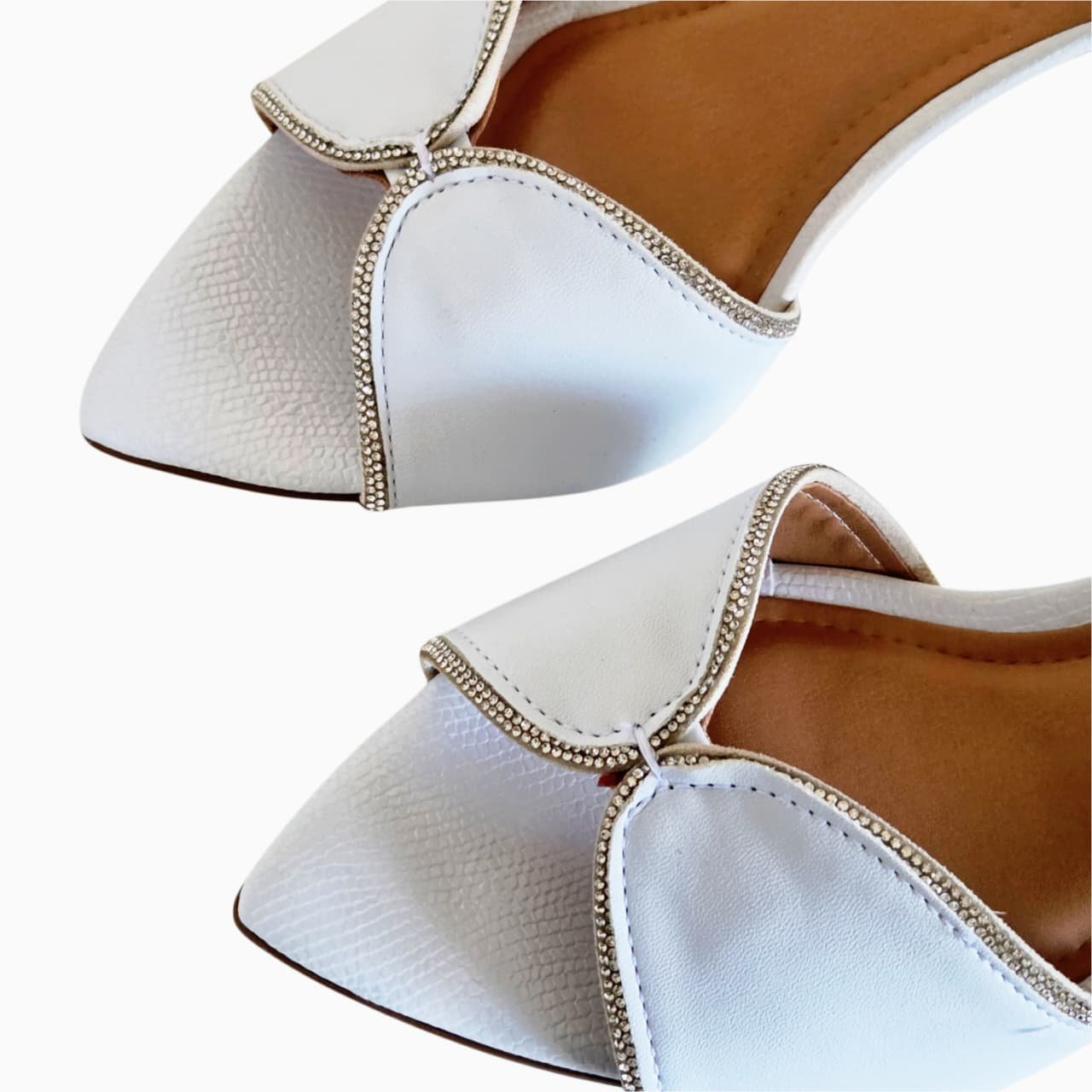 Ramarim Sandalia para Casamento Salto 7 cm Ref. 2625202 Branco 10