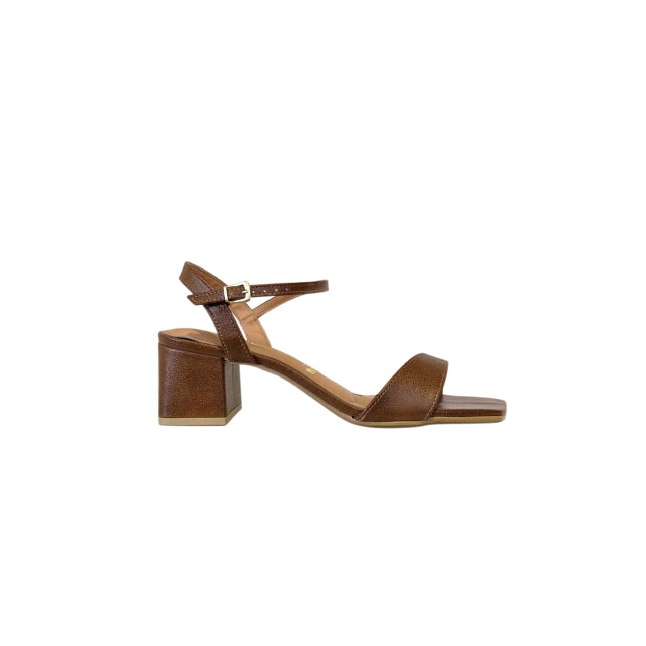 Vizzano Sandalia Feminina Salto Blcoo 5 cm Ref. 6579.100