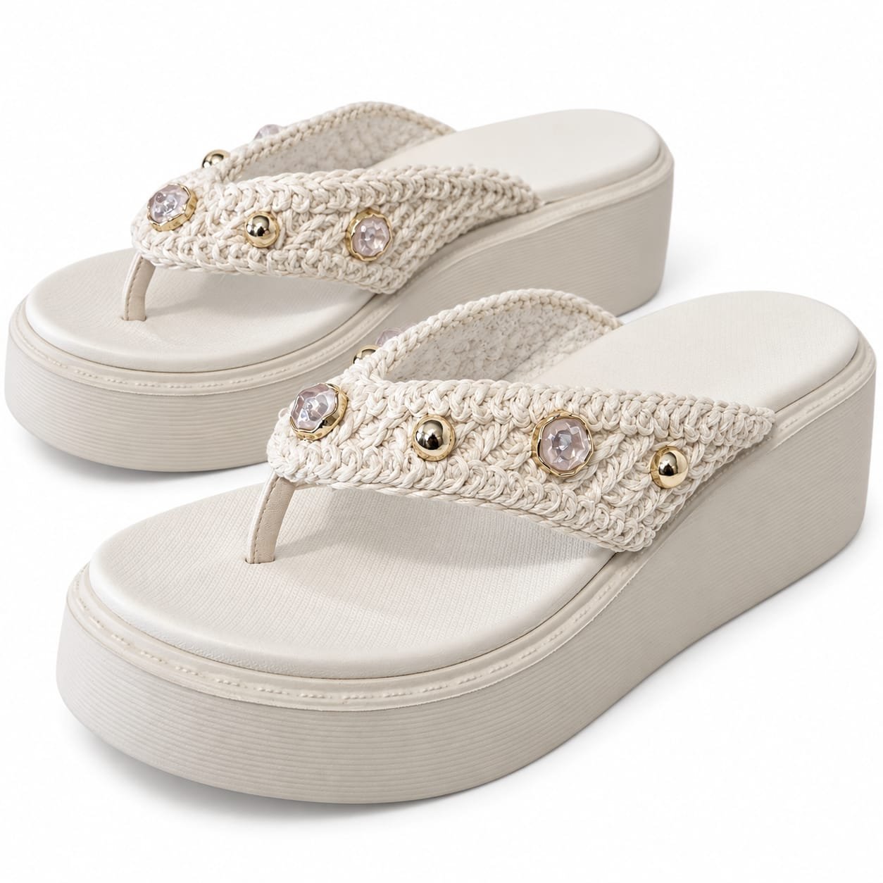 Vizzano Tamanco Plataforma Feminino Ref. 6525.221 Branco 11