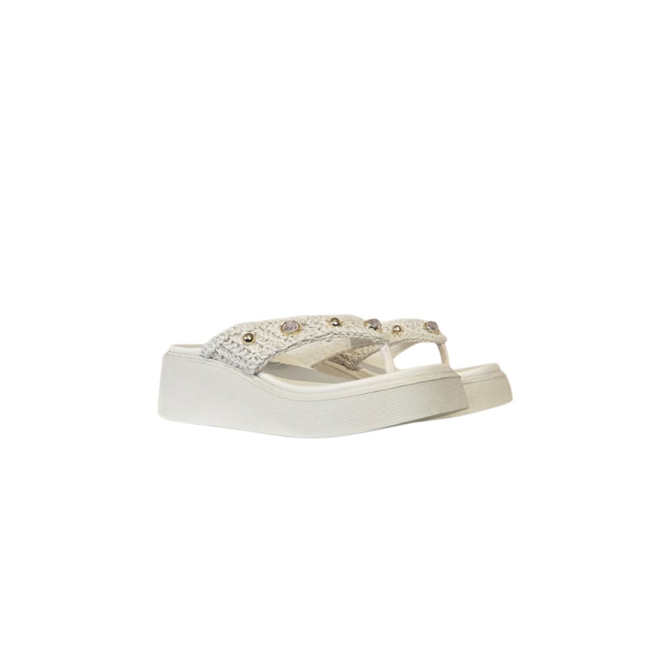 Vizzano Tamanco Plataforma Feminino Ref. 6525.221 Branco 5