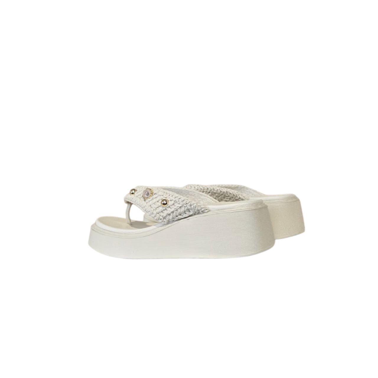 Vizzano Tamanco Plataforma Feminino Ref. 6525.221 Branco 7