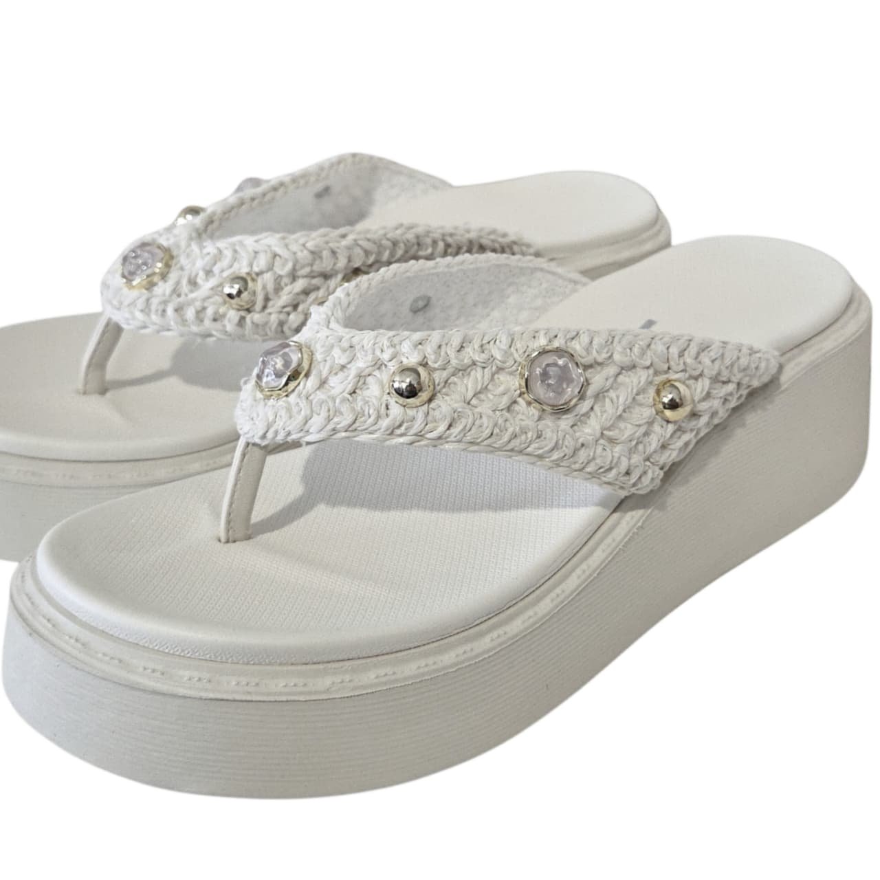 Vizzano Tamanco Plataforma Feminino Ref. 6525.221 Branco 8