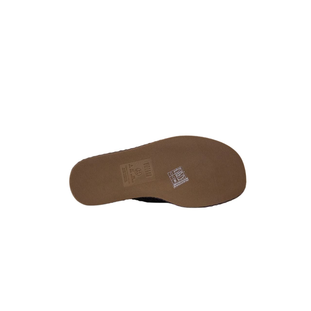 Vizzano Chinelo Flatform Feminino Ref. 6506.133 Chocolate 4