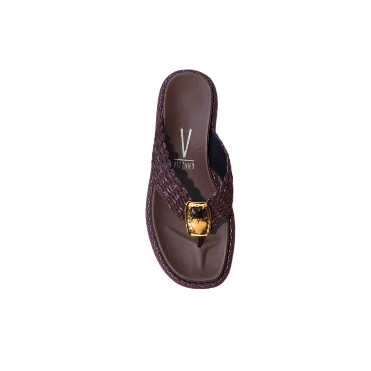 Vizzano Chinelo Flatform Feminino Ref. 6506.133 Chocolate 9