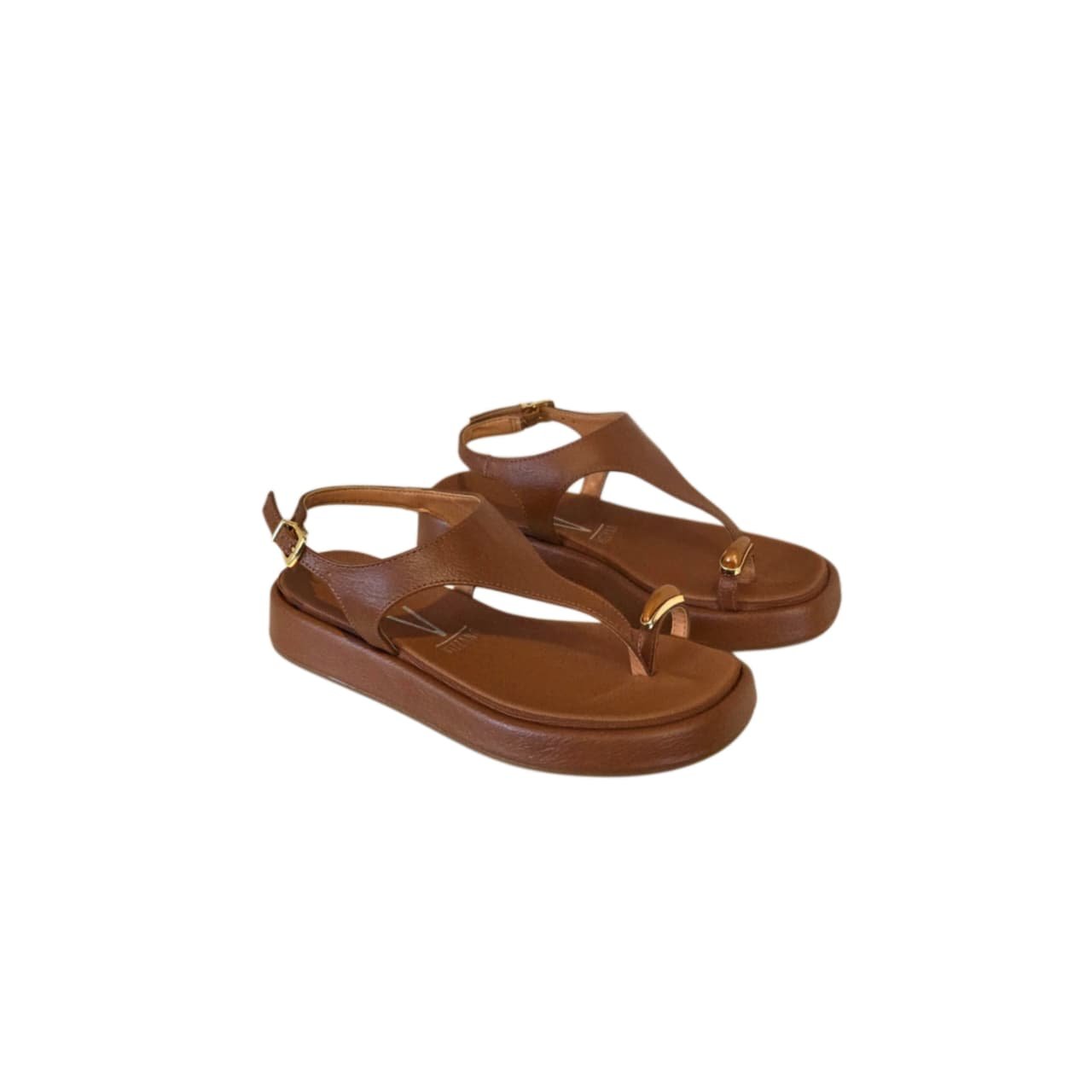 Vizzano Sandalia Flatform Feminina Ref. 6506.127 Mocca 2