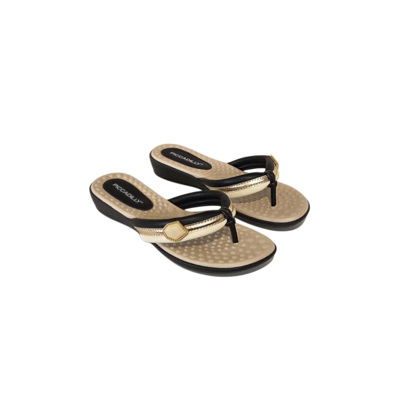 Piccadilly Chinelo Anabela Feminino Salto 3 cm Ref. 500447