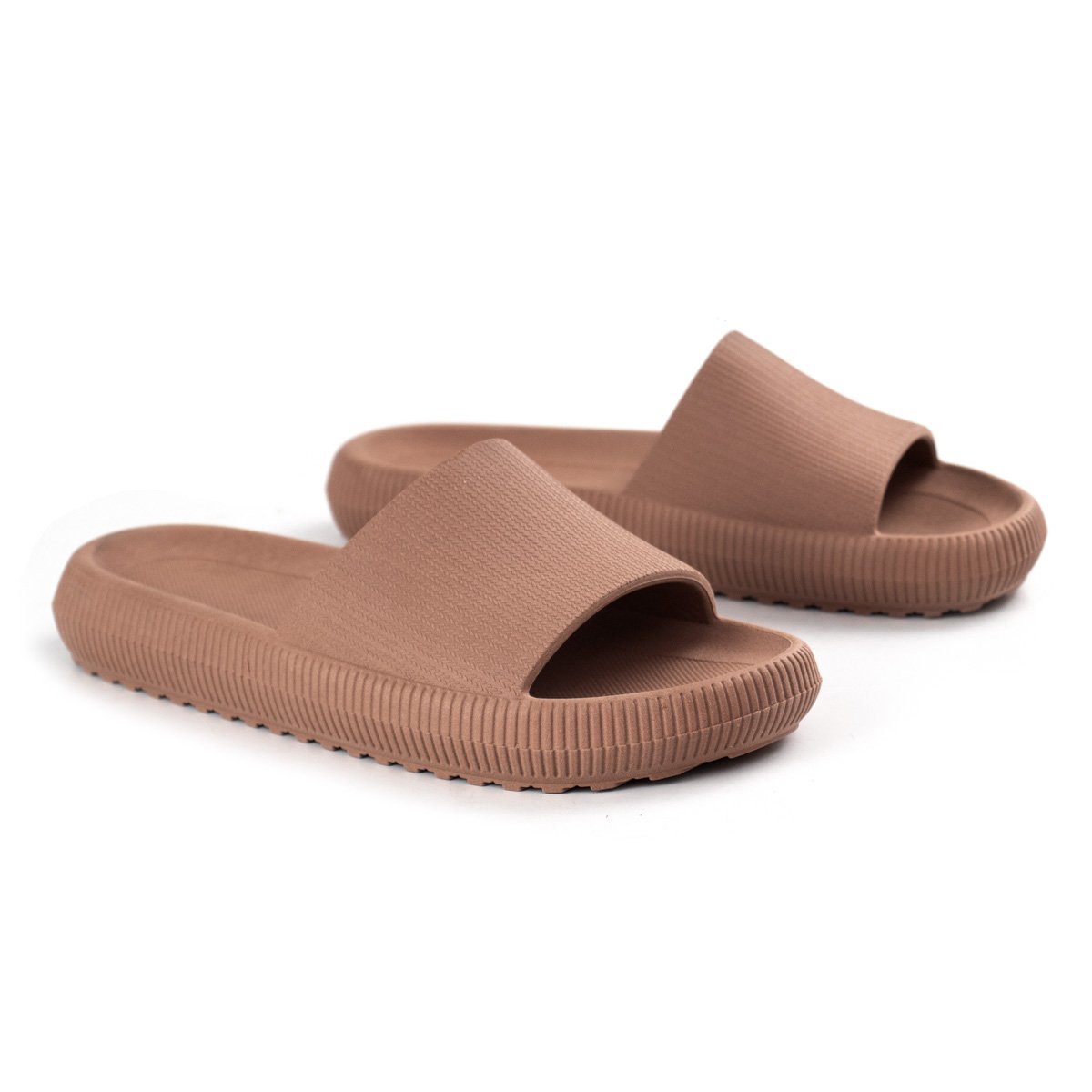 Chinelo Nuvem Feminino Ortopedico Anatomico Macio Leve Confortavel Resistente Marrom 3