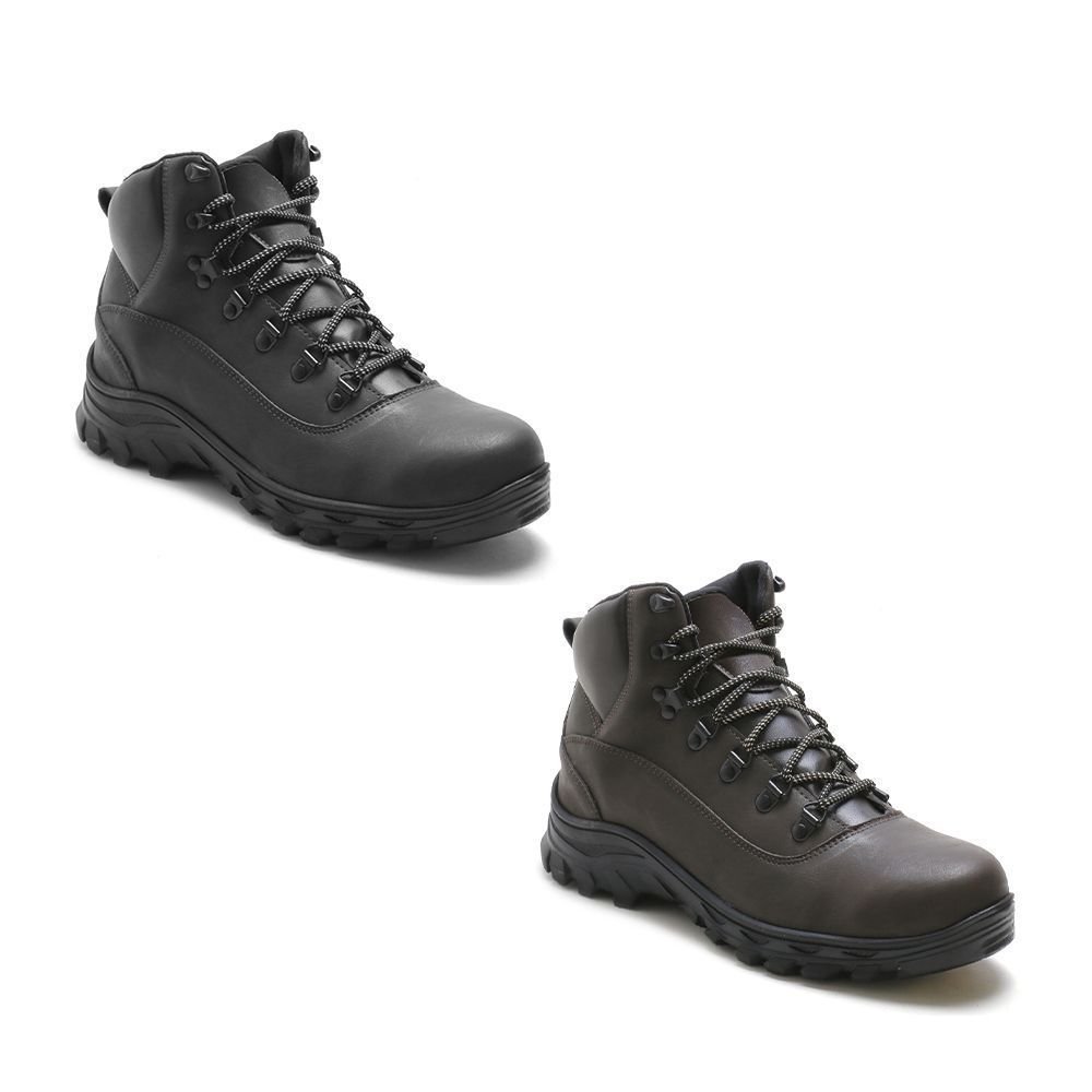 Kit 2 Bota Masculina Adventure Bredeni Coturno Trilha Confortavel Estiloso