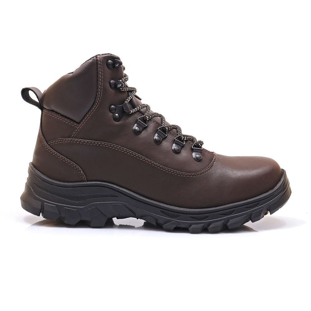 Kit 2 Bota Masculina Adventure Bredeni Coturno Trilha Confortavel Estiloso Preto/Marrom 5