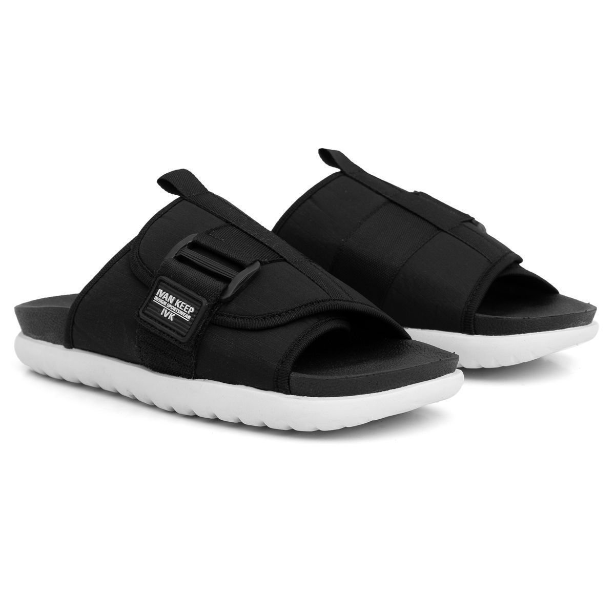 Chinelo Masculino Slide Anatomico Confortavel Leve Macio Preto 3