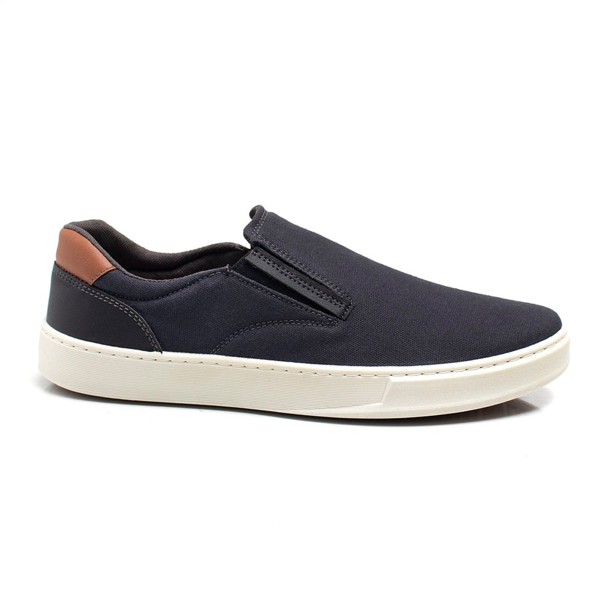 Sapatenis Slip on Masculino Com Carteira Leve Confortavel Moderno Dia Dia