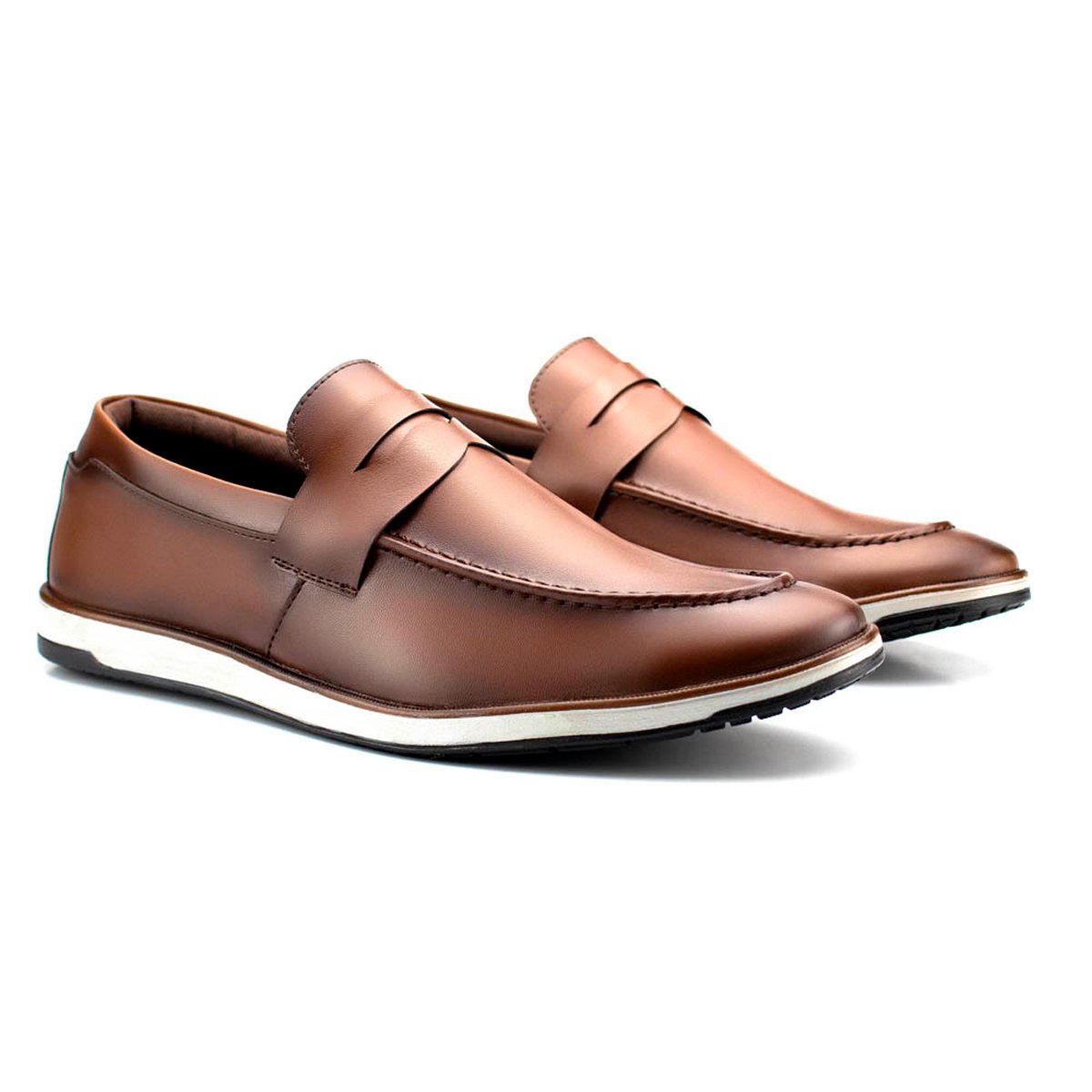 Sapato Masculino Bredeni Social Conforto Qualidade Elegancia Marrom 3