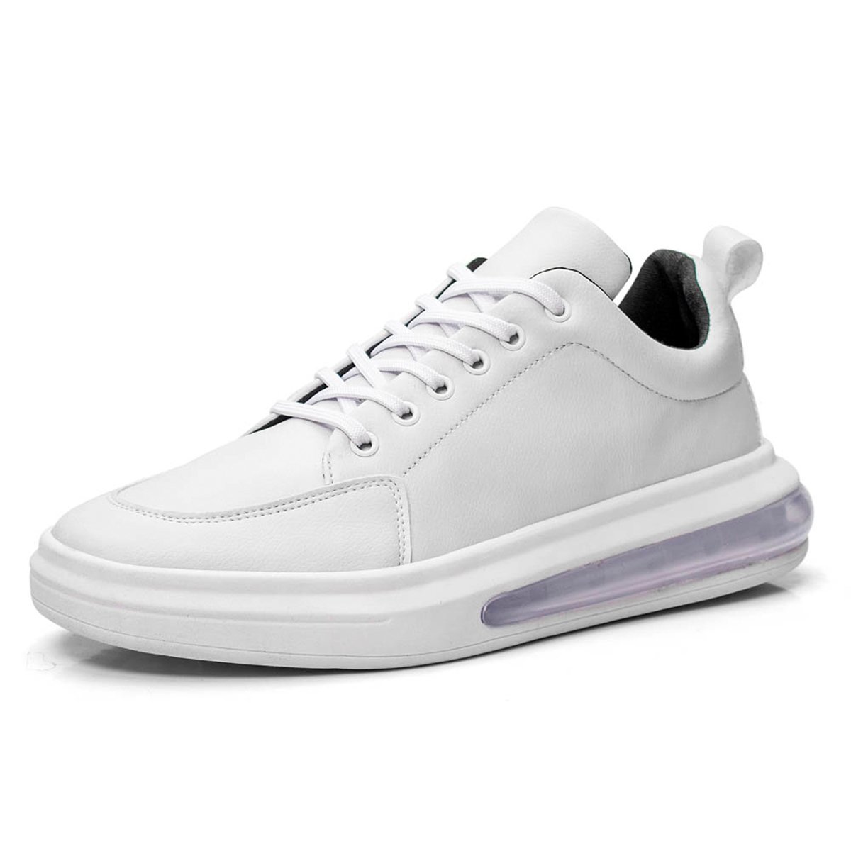 Tenis Masculino Casual Bredeni Academia Bolha Ar Confort Branco 3