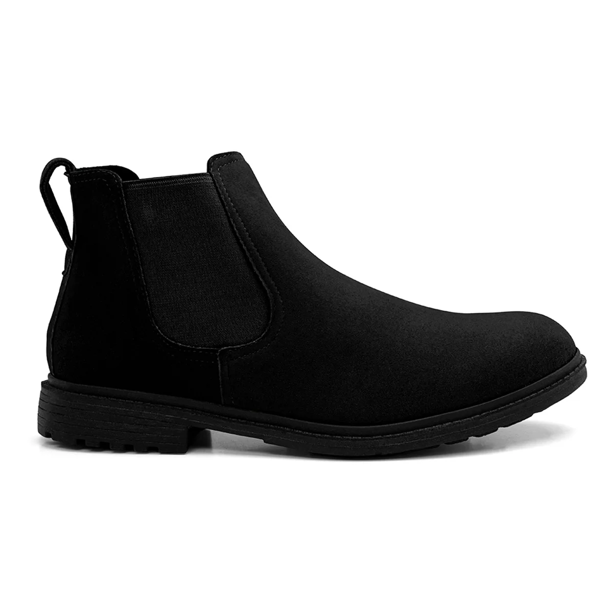 Bota Chelsea Masculina Bredeni Botina Confortavel Resistente Dia a Dia Passeio Trabalho Seguranca Preto 2