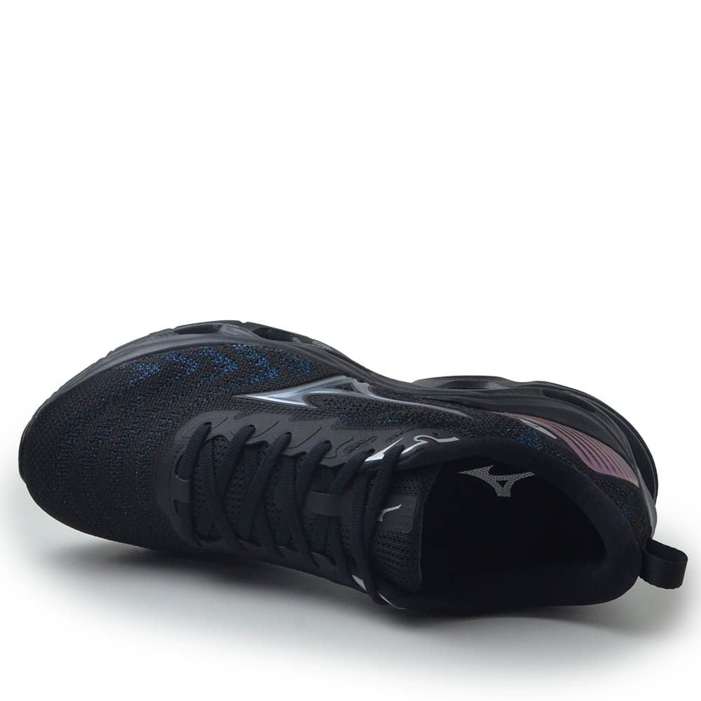 Tênis Esportivo Mizuno Masculino Stratos 2 101075075 Preto/Azul 4