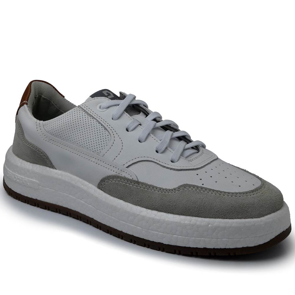 Sapatênis Democrata Masculino Drake Pulse 600101 Cinza 2