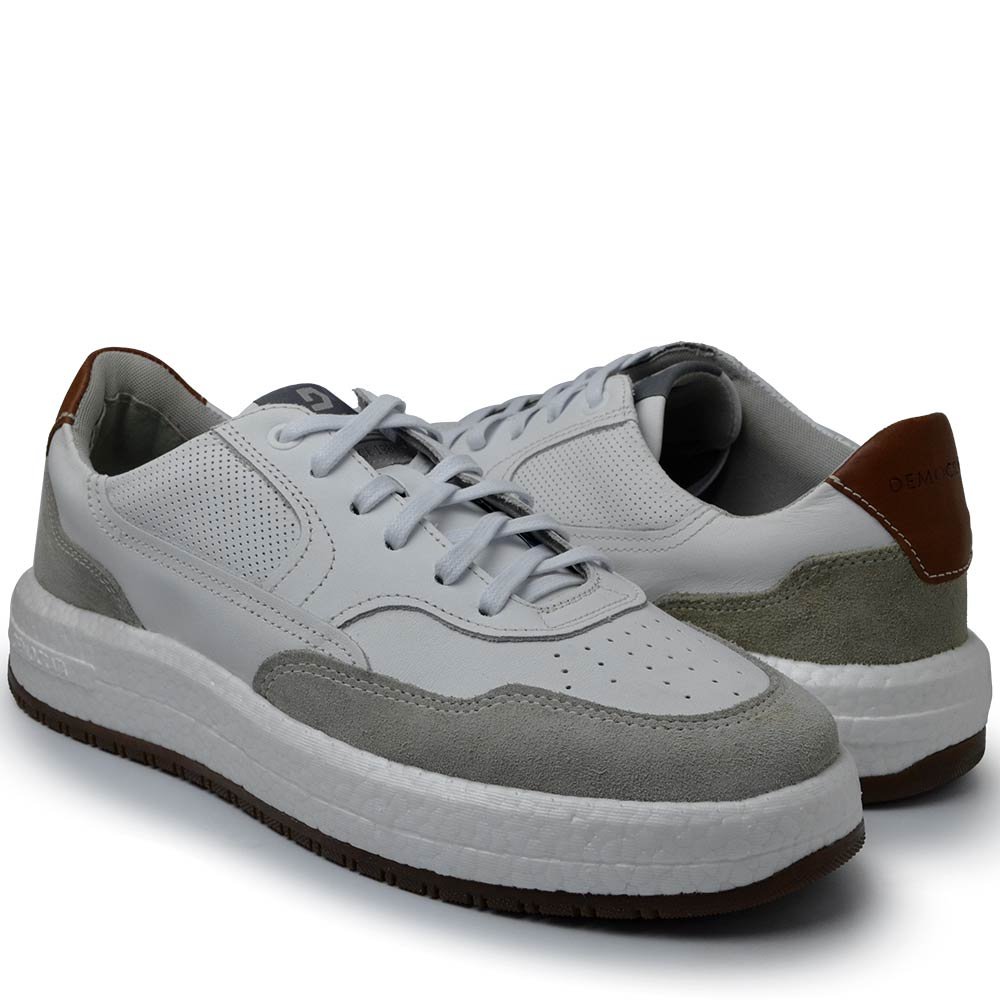 Sapatênis Democrata Masculino Drake Pulse 600101 Cinza 6