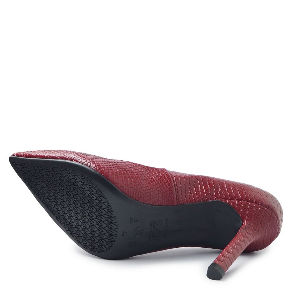 Scarpin Via Marte Feminino 044-017-01 Marsala 5