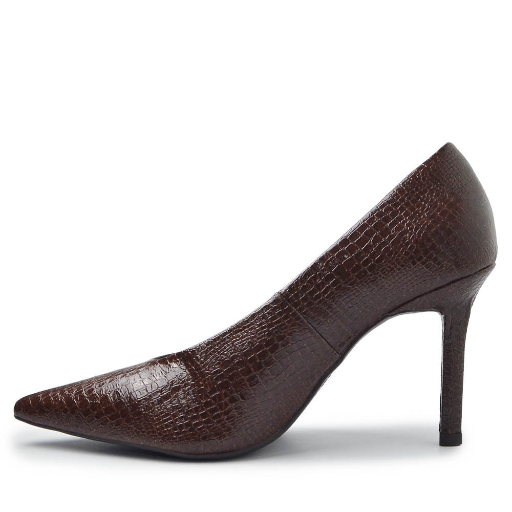Scarpin Via Marte Feminino 044-018-01 Marrom 3