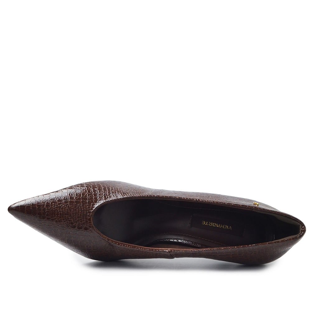 Scarpin Via Marte Feminino 044-018-01 Marrom 4