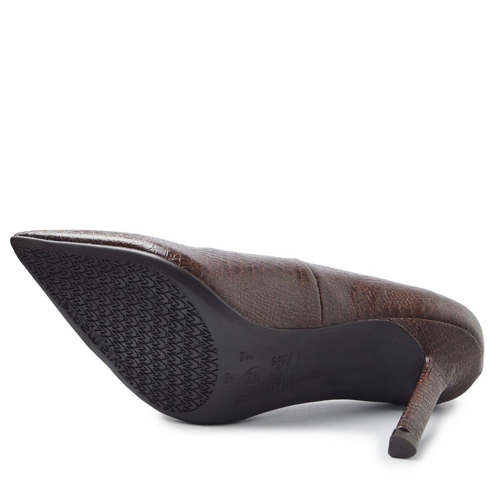 Scarpin Via Marte Feminino 044-018-01 Marrom 5