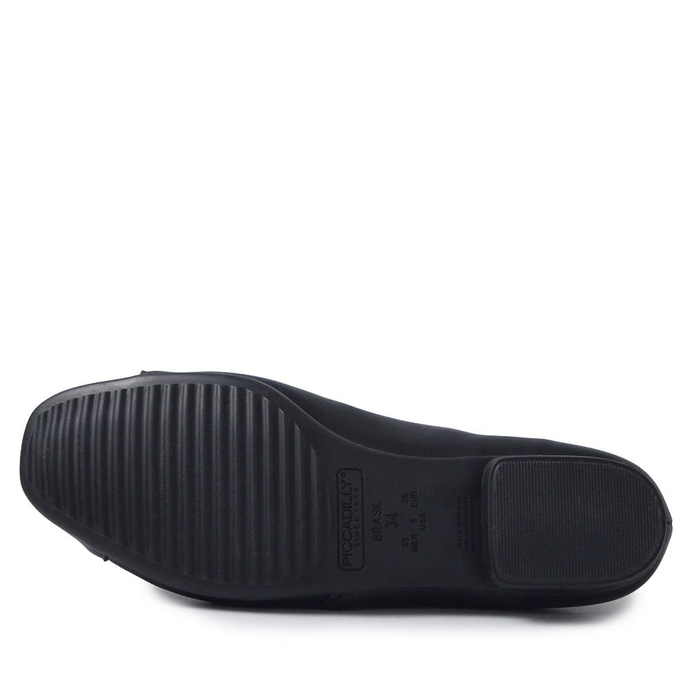 Sapatilha Piccadilly Feminina 250265 Preto 5