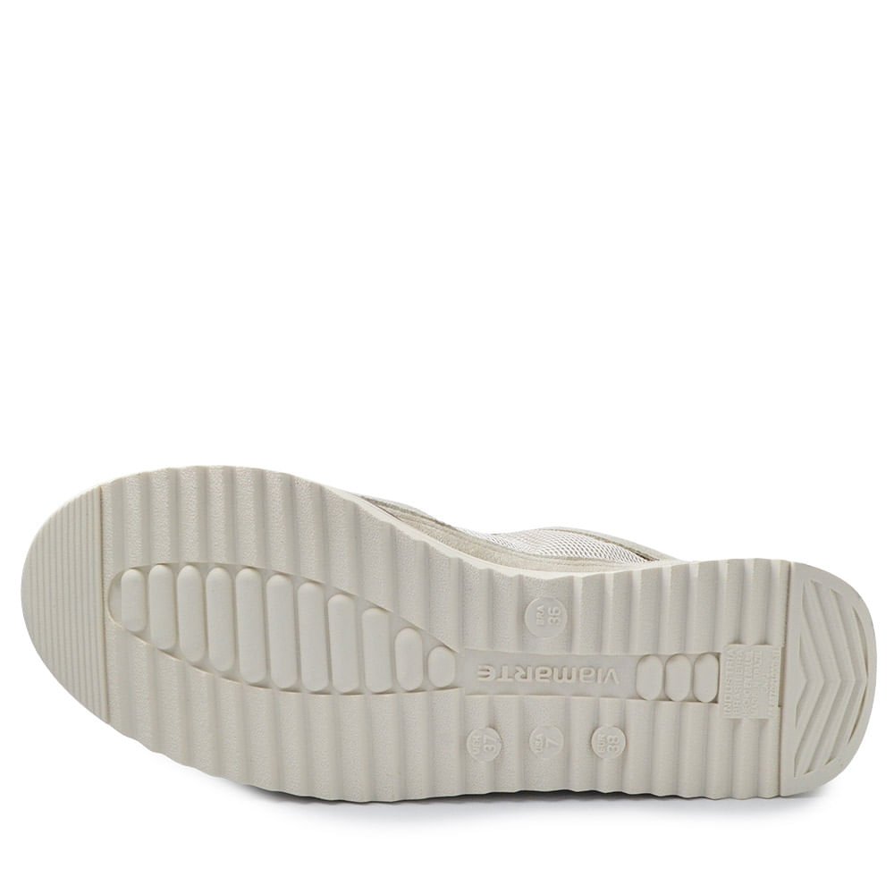 Tênis Casual Via Marte Feminino 226-011-15 Bege 6
